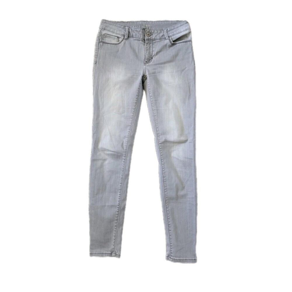 White House Black Market Gray Skinny Jeans Size 4 Women's